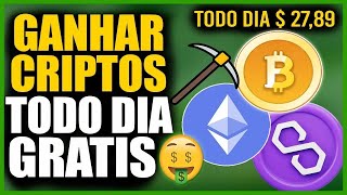 GANHAR CRIPTOMOEDAS TODOS OS DIAS  COMO MINERAR BITCOIN GRATIS pelo COMPUTADOR ou CELULAR FRACO [upl. by Chipman509]