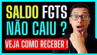 SAQUE Aniversario FGTS NÃO CAIU Na CONTA Como RESOLVER [upl. by Harcourt]