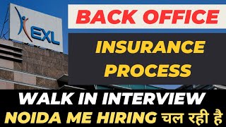 EXL Hiring Fresher 2023  Back Office Work Walk in Interview  Job in Noida  Noida jobs 2023 [upl. by Anitra518]