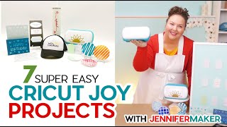 7 Super Easy Cricut Joy Projects for Beginners Quick amp Fun [upl. by Rratsal]