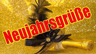 Neujahrsgrüße🍀🐞🎩 Frohes neues Jahr🧨🥂Happy New Year 🥂🍀 [upl. by Lilli]