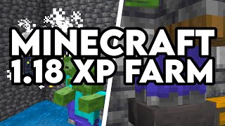 EASY 118 Zombie and Skeleton Spawner XP Farm For Minecraft Bedrock amp Java [upl. by Smitty]