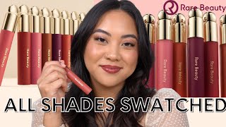 NEW RARE BEAUTY SOFT PINCH TINTED LIP OIL  FULL COLLECTION SWATCHED  REVIEWED [upl. by Aibos]