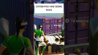 CRASHPAD HAS SOME MOVES💀SUB TO ME❤️🙏 fortnitememes [upl. by Athalia]