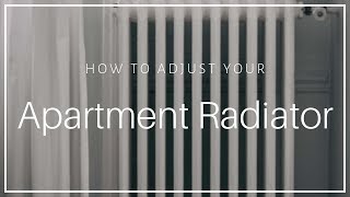 Apartment Radiator Heater  How to Turn On and Off [upl. by Savvas171]