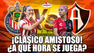 🚨CLÁSICO TAPATIO en pretemporada ¿A QUÉ HORA SE JUEGA  Noticias Chivas Femenil [upl. by Arikat]