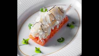 Salmon Tartare Recipe Coming Soon recipe shorts [upl. by Asreht]