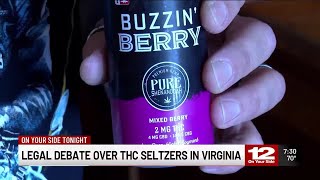 THC seltzers becoming more popular across Virginia [upl. by Burl171]