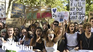 How the climate strike travelled around the world [upl. by Bessie262]