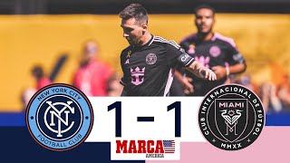 A last minute draw  NYC FC 11 Inter Miami  Goals and Highlights  MLS [upl. by Kannry]