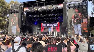 Highly Suspect “My name is human” at Aftershock Festival 10112024 [upl. by Selbbep469]