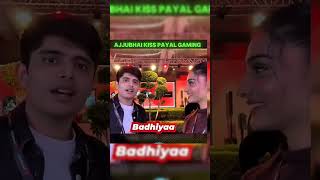 Ajjubhai kiss payal gaming funny video short [upl. by Colyer]