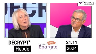 Natixis IM  Décrypt Hebdo du 21 novembre 2024 [upl. by Anelac327]