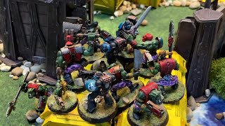 4th edition Kill Team battle report Orks [upl. by Yelda]