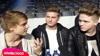 Melodifestivalen 2015 JTR press conference Interview  wiwibloggs [upl. by Norak]