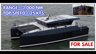 THIS Is Hull 1 Of A BRAND NEW Power Catamaran Explorer Yacht [upl. by Northrup]