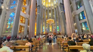 4K A Look Inside the Sagrada Familia Church [upl. by Lledo]