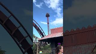 Detonator at Thorpe Park Resort thorpeparkresort droptower extreme cool scary sigma [upl. by Sundstrom]