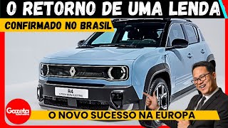 🚨 QUEM LEMBRA DO QUATRO LATAS ELE ESTÁ DE VOLTA E É ELÉTRICO RENAULT 4 ETECH🔥 [upl. by Shanley]