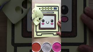 the oven sandpainting theoven relaxing coloredsandart colorfulsandart satisfying coloring [upl. by Nofets]