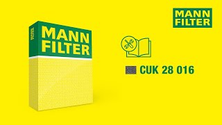 How to change a cabin air filter by MANNFILTER  CUK 28 016 [upl. by Asyar428]