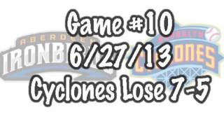 Brooklyn Cyclones at Aberdeen IronBirds  62713 [upl. by Odnalro]