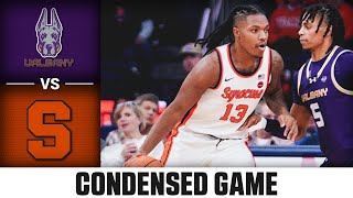 Albany vs Syracuse Condensed Game  202425 ACC Mens Basketball [upl. by Matthaus275]