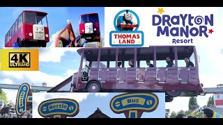 Bertie Bus 4K POV  Thomas Land at Drayton Manor [upl. by Nylahs]