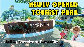 NEWLY OPENED DOÑA VICENTA PARK  ANOTHER TOURIST ATTRACTION OF DAVAO CITY openpark [upl. by Yoong]