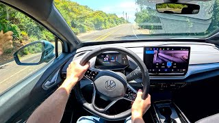 2024 Volkswagen ID4 Pro S  POV Test Drive Binaural Audio [upl. by Notliw388]