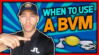 EMT  When To Use a BVM BVM Explained Simply for EMS [upl. by Ennahtebazile]