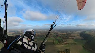 Paragliding a smooth Combe Gibbet in November [upl. by Berriman]