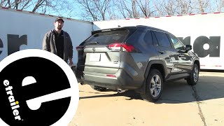 etrailer  Setting up the DrawTite Trailer Hitch Receiver on a 2022 Toyota RAV4 [upl. by Ttergram]