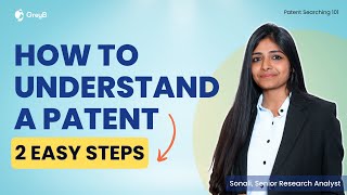 How To Understand a Patent in 2 Easy Steps [upl. by Affer]