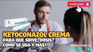 🔴 KETOCONAZOL CREMA PARA QUE SIRVE  PARA CASPA FARMACOLOGÍA [upl. by Edee]