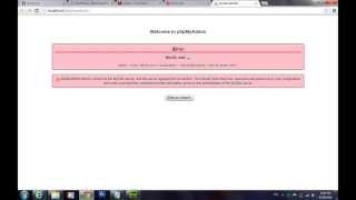 Error 1045 in phpMyAdmin [upl. by Nihahs]