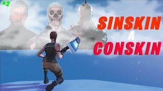 DE SINSKIN A CONSKIN Serie Fortnite 2 ARTA GAME [upl. by Awad]