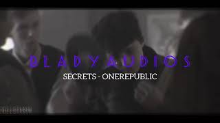 secrets  onerepublic edit audio [upl. by Leroi425]