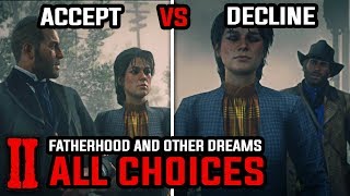 Accept vs Decline Marys Request to Go on a Date ALL CHOICES  Red Dead Redemption 2 [upl. by Enyedy]