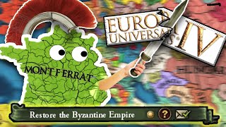 Can you restore BYZANTIUM as MONTFERRAT EU4 [upl. by Almallah878]