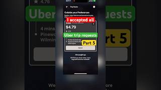 I accepted every trip request  This is the result uberuberdriverubertips rideshareanddelivery [upl. by Coady489]