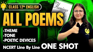 Class 12th English All Poems One Shot Board 202425  English NCERT Line by Line by Deepika Maam [upl. by Heddy]