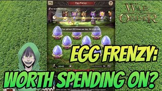 War and Order  Is the Egg Frenzy event worth spending on [upl. by Longwood]