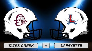 High School Football Tates Creek vs Lafayette [upl. by Chrisoula]