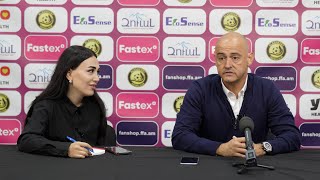 Rui Mota  Press Conference  Alashkert 06 Noah [upl. by Atinnor]