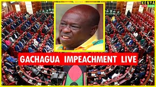 LIVE PARLIAMENT  Gachagua impeachment motion Debate in National Assembly [upl. by Noma]