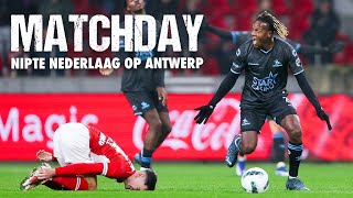 MATCHDAY  Nipte nederlaag op het veld van landskampioen Antwerp [upl. by Pilar]