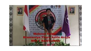 BRAMANTYA THARA ADIFA ARAYAMIN 1 BANYUMAS  Melesat Hebat [upl. by Rida]