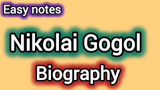 quotNikolai Gogolquot Biography Englishers310 [upl. by Einneg88]