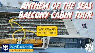 Royal Caribbean Anthem of the Seas Full Balcony Cabin Tour amp Review  With Extended Balcony [upl. by Pizor762]